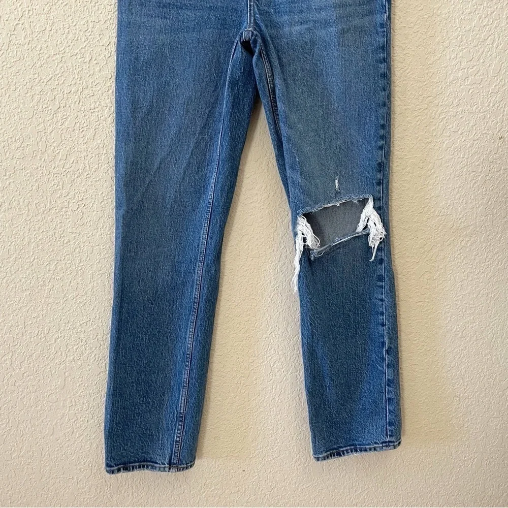 Abercrombie & Fitch Jeans The 90’s Straight Ultra High Rise Festival Y2K Blue 25